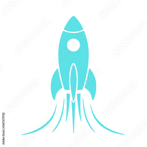 Rocket takes off success launch and growth concept