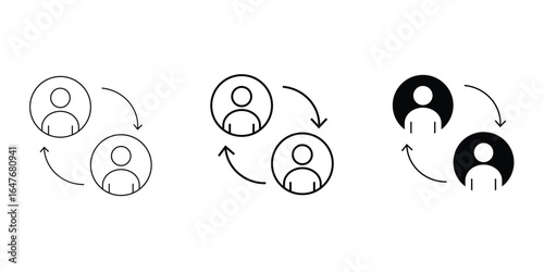 User connection synchronization update communication exchange profile interaction transfer cycle process sharing reload integration rotate identity loop avatar relationship