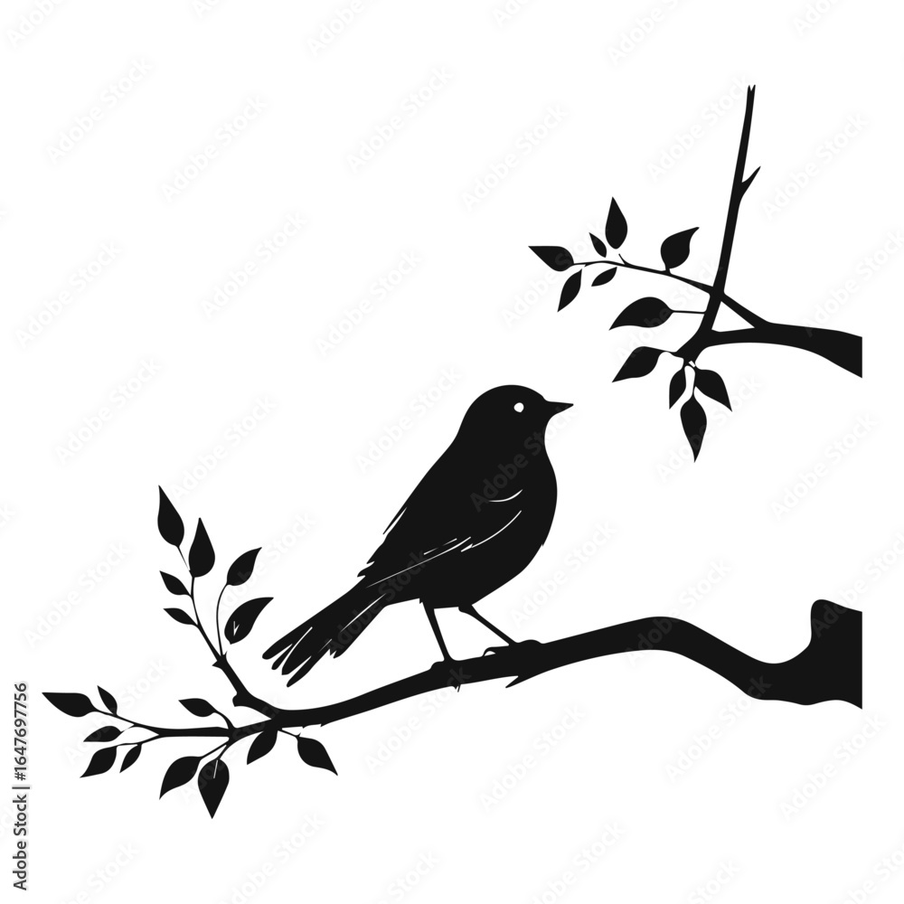 Fototapeta premium bird on a branch