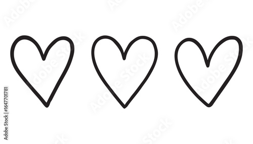 Heart Icon Love Symbol Outline Shape