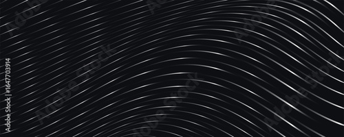 Black oblique straight line background. Masculine dark linear abstract wallpaper. Elegant luxury striped gradient texture. Grey diagonal lines backdrop for flyer, banner, poster, presentation