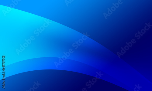 blue light stripe lines wave curves on soft gradient abstract background