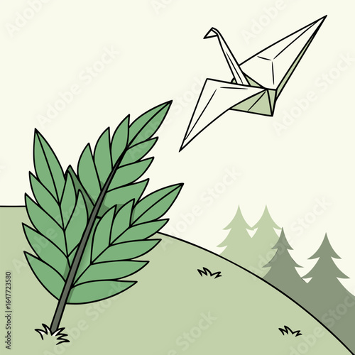 Evergreen” vector icon