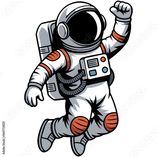 Astronaut Exploring Outer Space