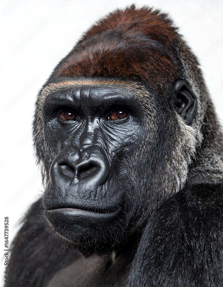 Obraz premium Close-up portrait of a gorilla (2)