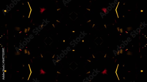 Endless Symmetry Spiraling Through Electric Neon Tunnel