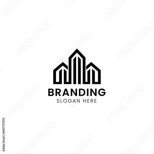 New Modern Architecture real estate logo