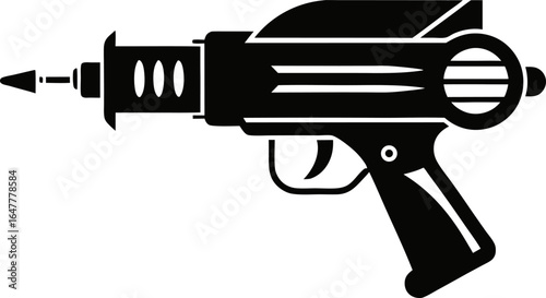 Sci-Fi Ray Gun Blaster Silhouette