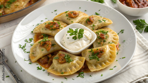 Creamy Cheese and Potato Pierogi