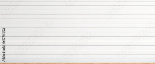 Clean, textured white shiplap wall planks  Interior background, wall, vintage