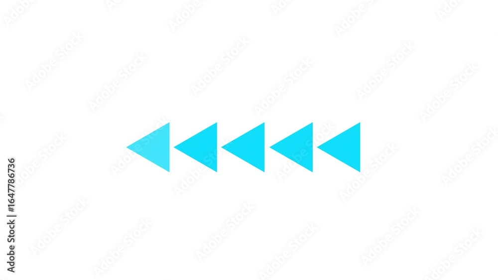 Fast Forward Click Animation Fast forward black symbols icon symbol animation on white background ...