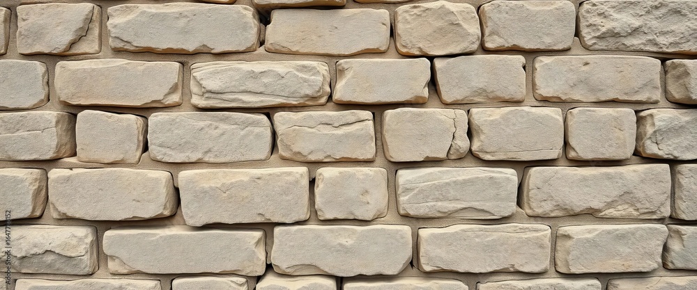 Obraz premium Rough-hewn stone blocks form a textured background, earth, stone wall