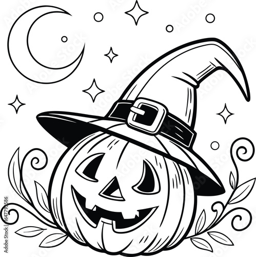 hHalloween Silhouette clipart vector