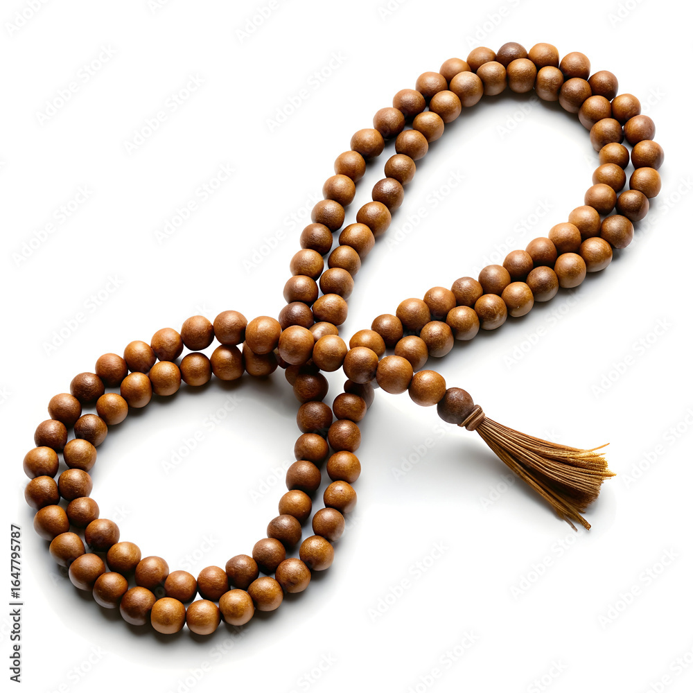 Obraz premium tasbeeh forming infinity symbol eternal faith