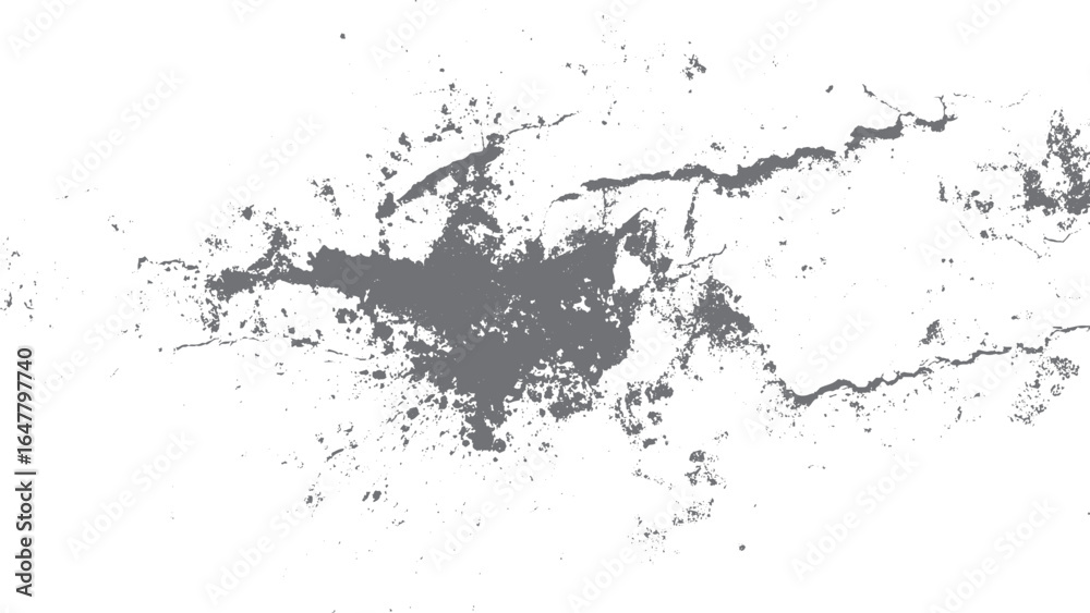 Fototapeta premium Monochrome distressed texture with rough grunge surface for vintage use. Worn torn and weathered black and white grunge background texture