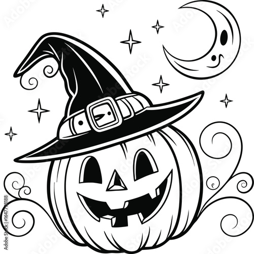 hHalloween Silhouette clipart vector