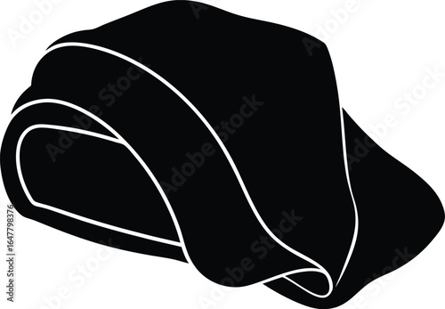 Fotografie Weighted blanket silhouette vector art illustration