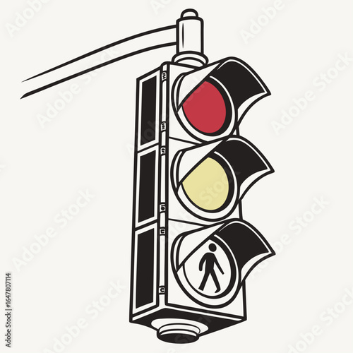 red traffic light