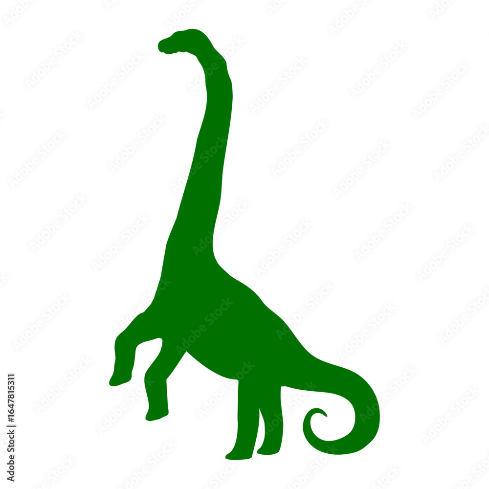 Fototapeta premium Brachiosaurus Long Neck Huge Dinosaur Giant Sauropod Jurassic