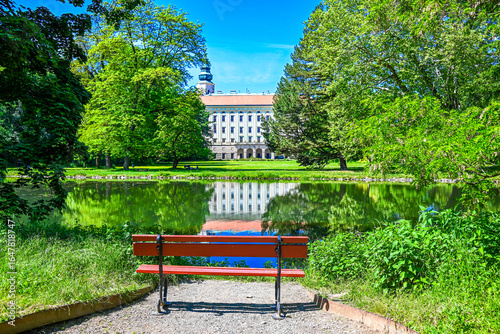 Beautiful park in Kroměříž, Czech Republic. Nice trip and walk.
