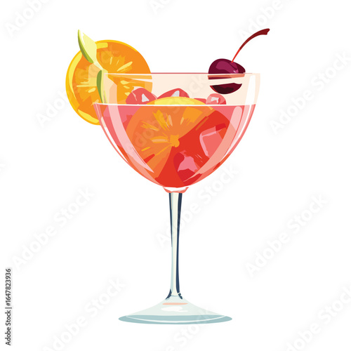 cocktail with lemon