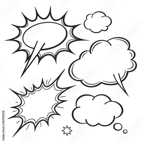 comic speech bubbles