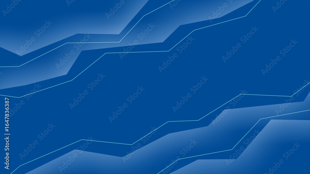 Fototapeta premium Modern Abstract Geometric Background with Subtle Lines. Clean Blue Design for Corporate Presentations, Business, and Technology