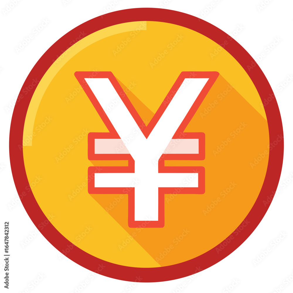 Fototapeta premium yen currency symbol