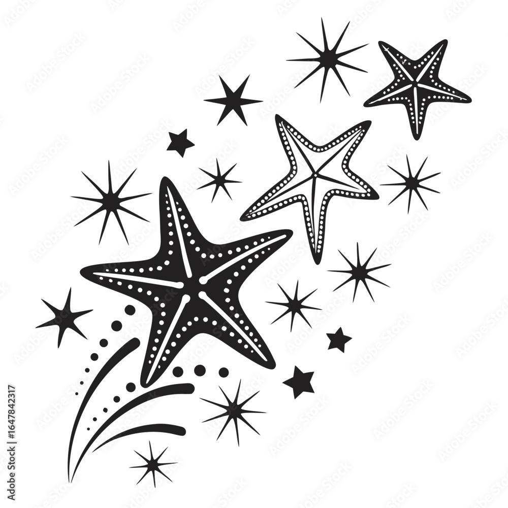 Obraz premium Stars vector