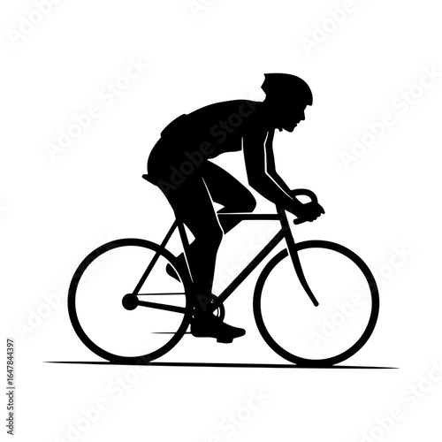 Bicycle riding illustration for sports and health related projects. This vector is best for graphic design, indoor cycling classes, event posters, health magazine covers, social media content.