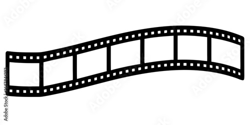film strip silhouette vector illustration,film strip icon