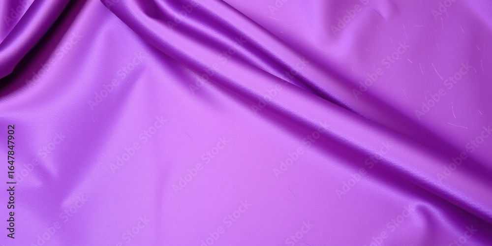 Obraz premium Luxurious flowing lavender satin fabric with elegant soft folds and gentle light reflections