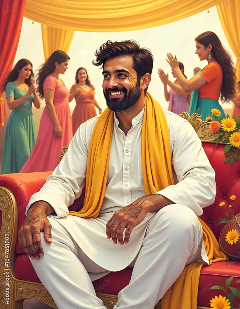Obraz premium indian groom