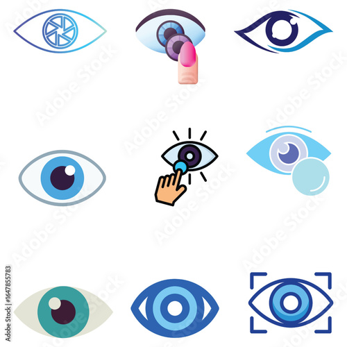 contact lens, eye lens, visibility, optical, and interface