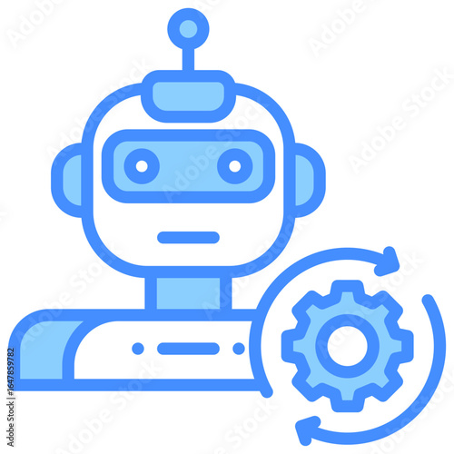 Wallpaper Mural Robotics Icon Torontodigital.ca