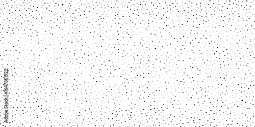 Abstract digital noise pattern with subtle grey dots creating a minimalist speckled texture. A modern granular surface ideal for versatile graphic design backgrounds and overlays.