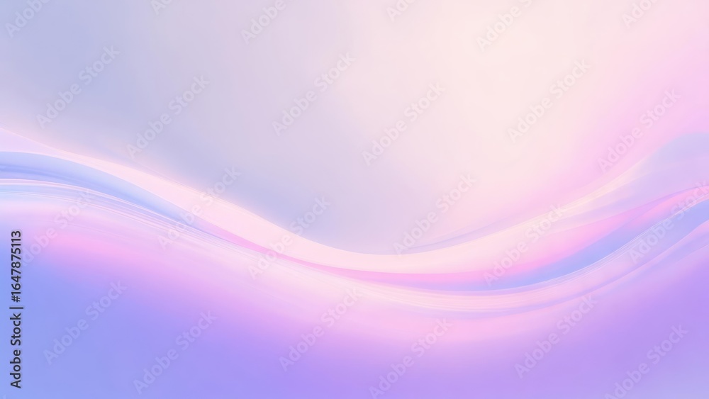 Naklejka premium Pastel flowing waves