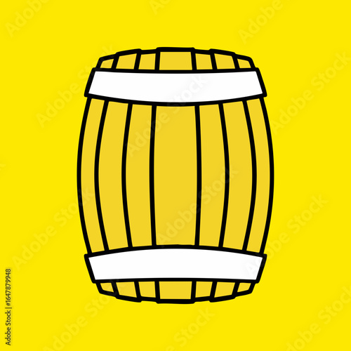 Wooden Barrel Icon