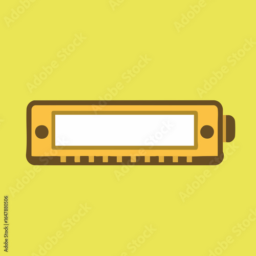 Harmonica Vector Illustration