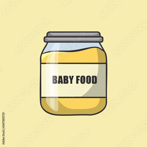 Baby Food in Glass Jar