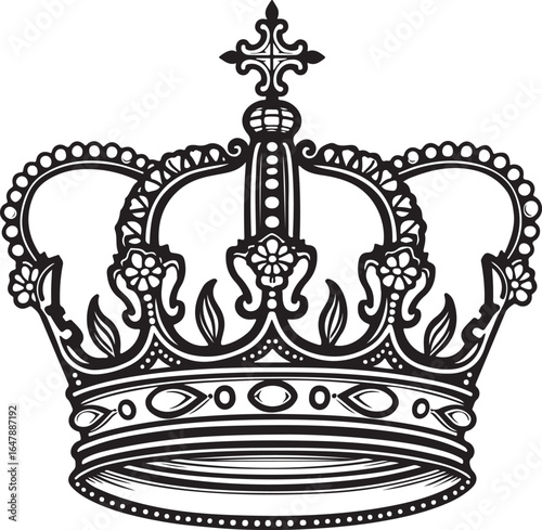 "Royal Crest Emblem Design" graphics vector