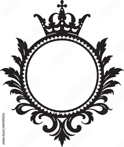 "Royal Crest Emblem Design" graphics vector