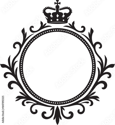 "Royal Crest Emblem Design" graphics vector