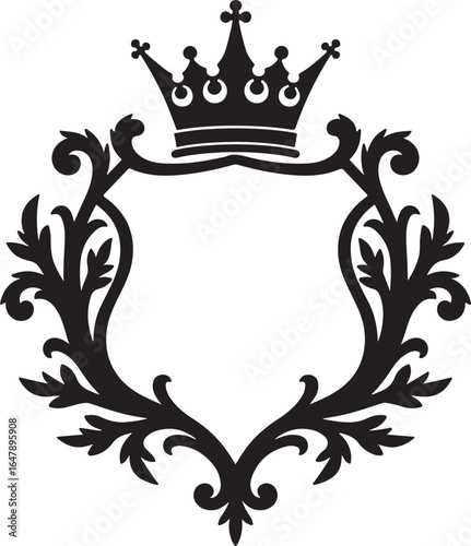 "Royal Crest Emblem Design" graphics vector