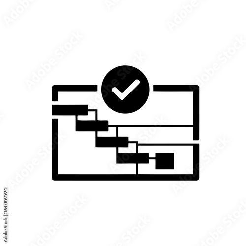 Successful Project Management Agile Methodology for Business Development Checkmark in Project Schedule