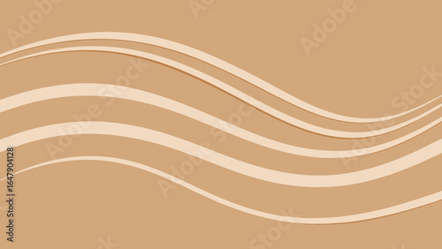 thin curved water lines tone tone beige seamless