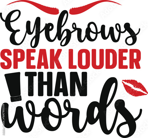 Φωτογραφία eyebrows speak louder than words