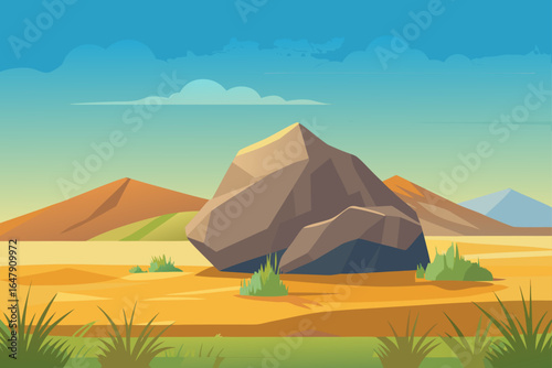 Minimal Realistic Modern Desert Rock