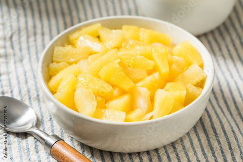 Organic Canned Pineapple Tidbit Chunks