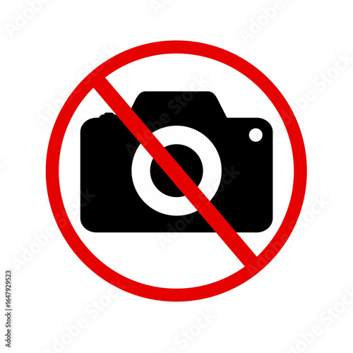 no photography sign